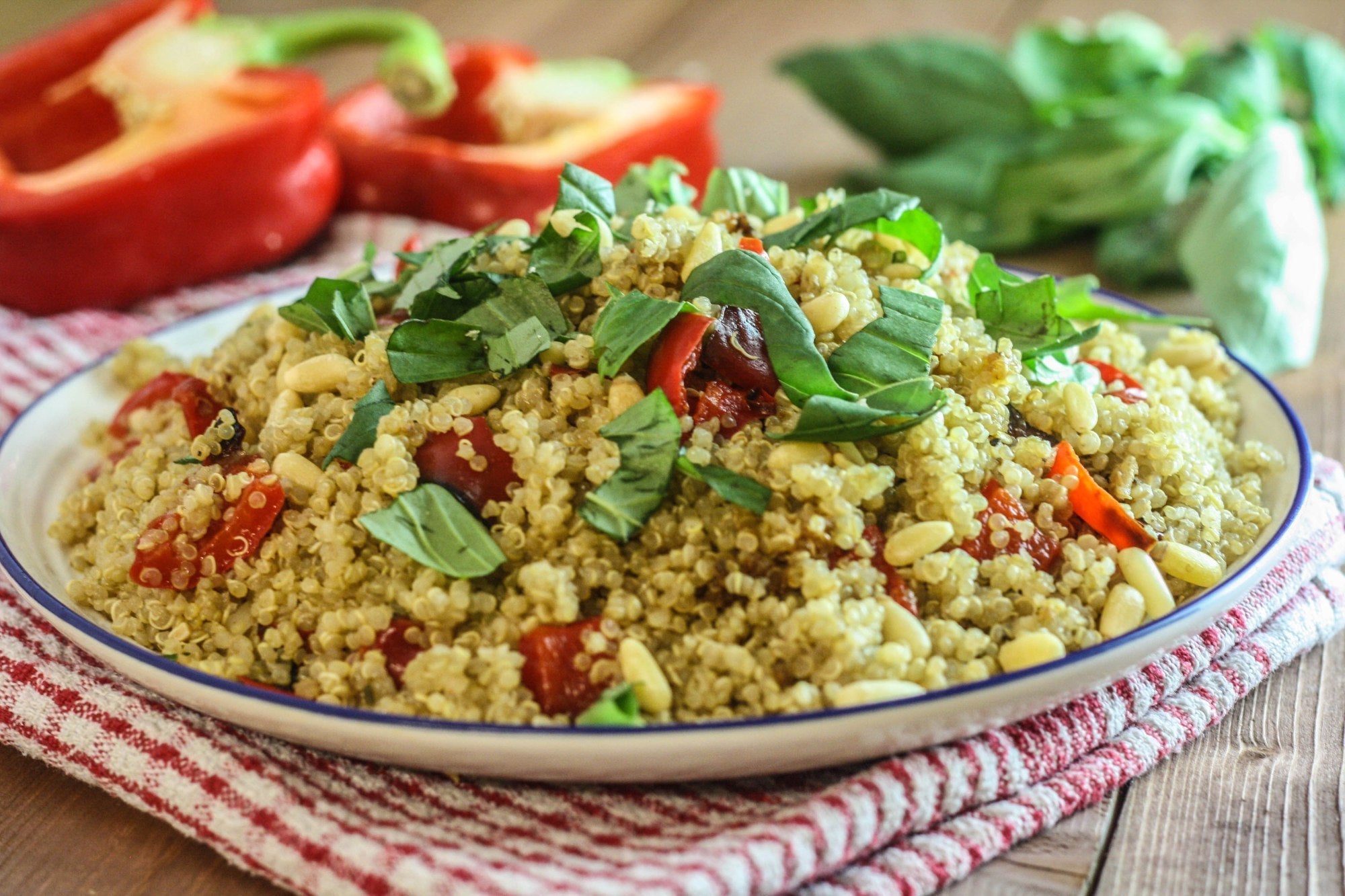 Quinoa with Roasted Red Peppers - Balance ONE
